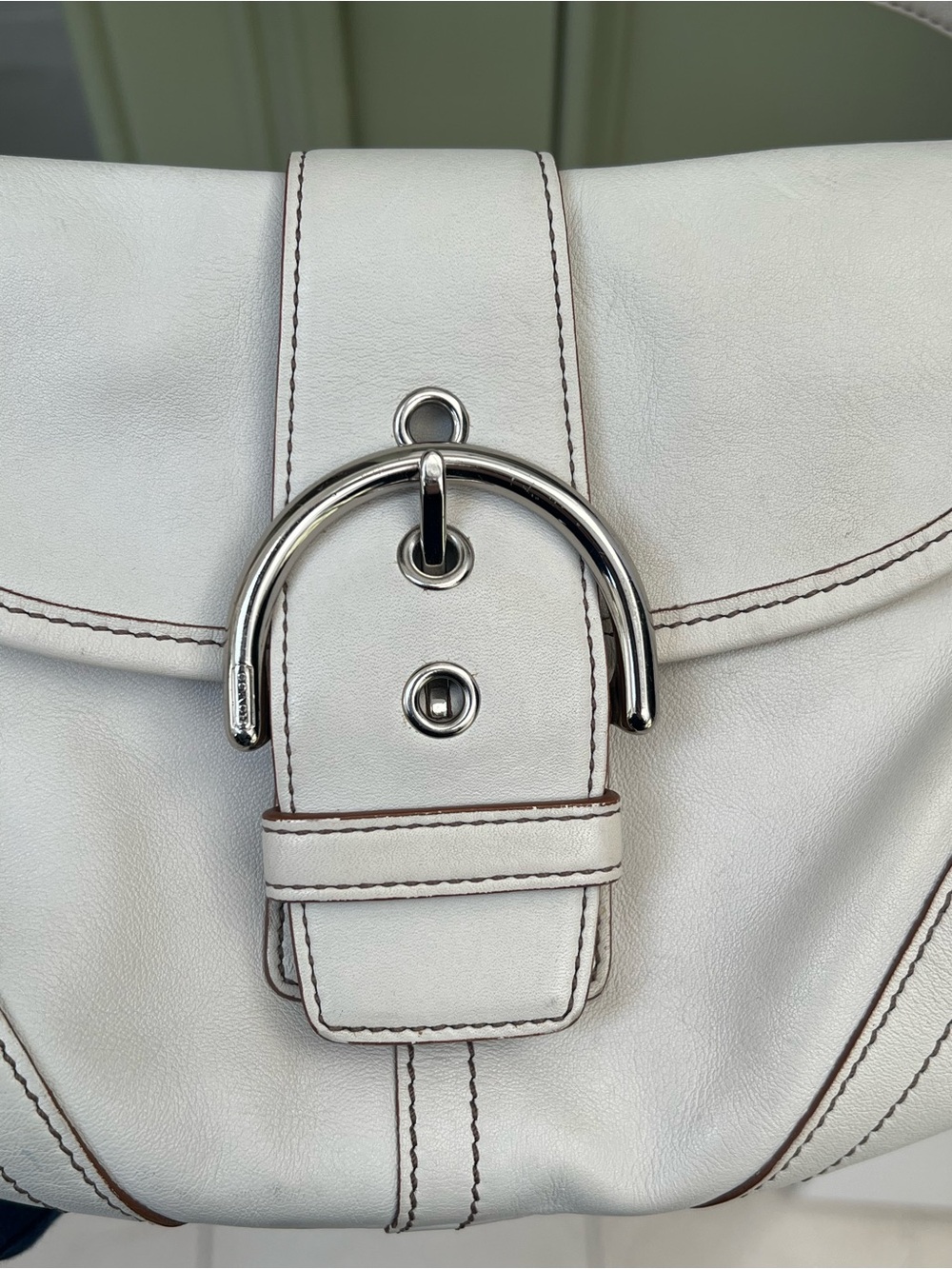 Vintage Coach Soho Flap Shoulder Bag #9247 (Y2K Era) - Picture 6 of 7